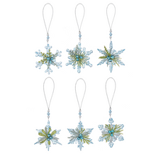 Load image into Gallery viewer, Ganz Kissing Krystals Winter Ice Teeny Snowflake Ornament - Crystals
