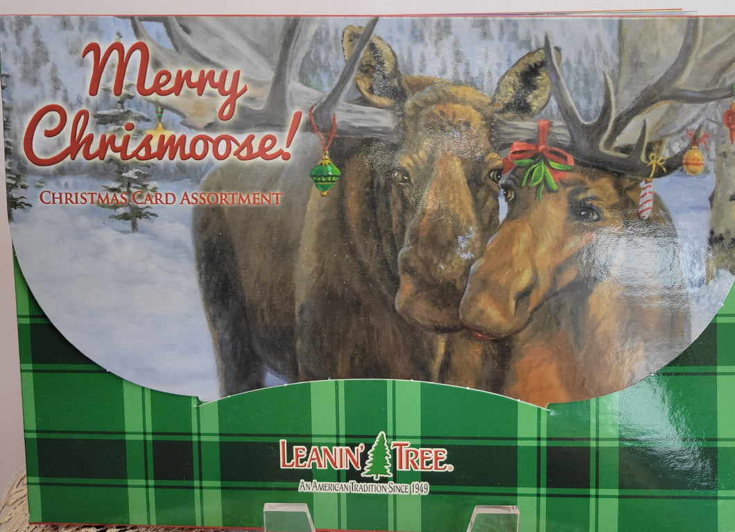 Merry Chrismoose! Boxed Christmas Card Assortment - Leanin' Tree