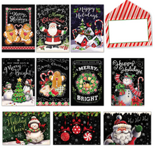 Load image into Gallery viewer, Season&#39;s Greetings by Gina Jane Boxed Christmas Card Assortment - Leanin&#39; Tree
