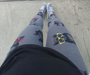 Frenchies - Cool French Bulldog Leggings