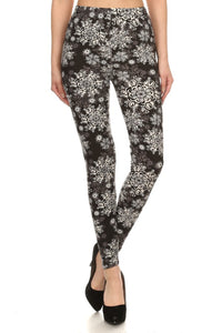 Snowflakes - Plus Size Premium Leggings