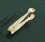 Gold Rose Sugar Tongs