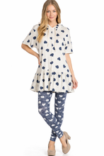 Load image into Gallery viewer, Valentine's Day Jacket Top - Blue
