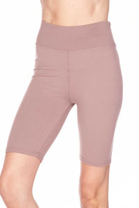 Plus Size Premium Biker Short - Mushroom