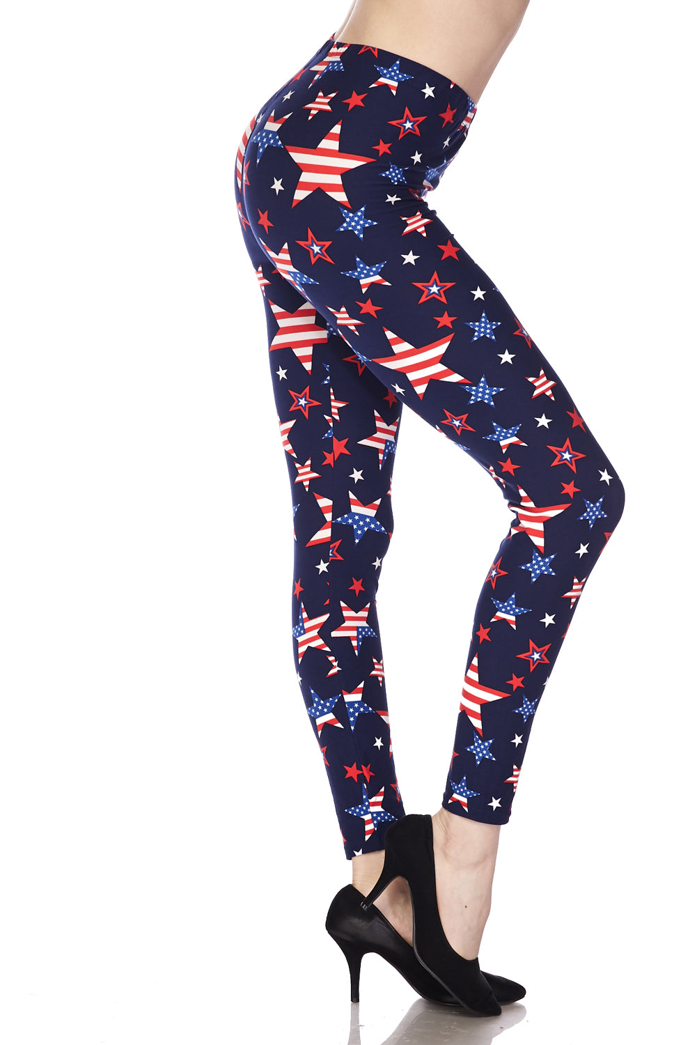 Freedom Stars-4th of July Leggings