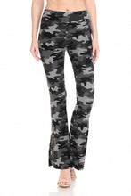 Load image into Gallery viewer, Charcoal Camouflage Premium Palazzo Legging Pants
