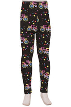 Load image into Gallery viewer, Bike Ride Kids Spring Leggings
