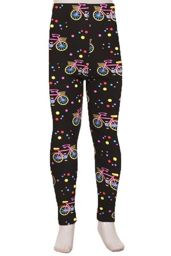 Bike Ride Kids Spring Leggings
