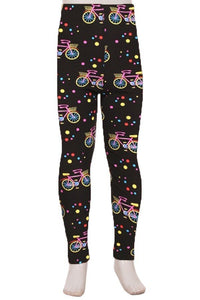 Bike Ride Kids Spring Leggings