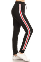 Load image into Gallery viewer, Black Stripe Premium Joggers
