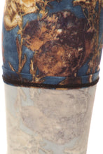 Load image into Gallery viewer, Blue Floral Curvy Plus Size Premium Capri
