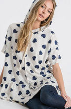 Load image into Gallery viewer, Valentine&#39;s Day Jacket Top - Blue
