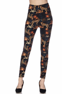 Cheetah Spark Plus Size Leggings