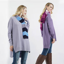 Load image into Gallery viewer, Assorted Colorblock Knit Scarf
