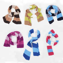 Load image into Gallery viewer, Assorted Colorblock Knit Scarf
