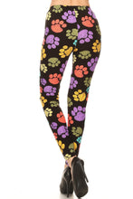 Load image into Gallery viewer, Colorful Paws Leggings
