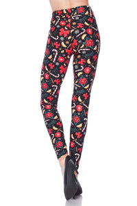 Country Christmas Curvy Plus Size Leggings