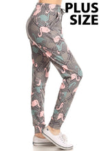 Load image into Gallery viewer, Wild Flamingo Premium Plus Size Joggers

