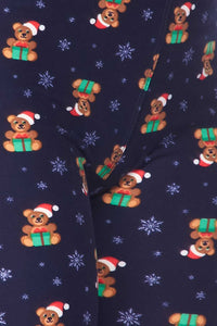 Kids Christmas Teddy Leggings