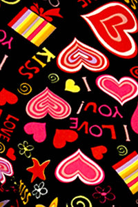 Symbols of Love Curvy Plus Size Valentine's Day Leggings