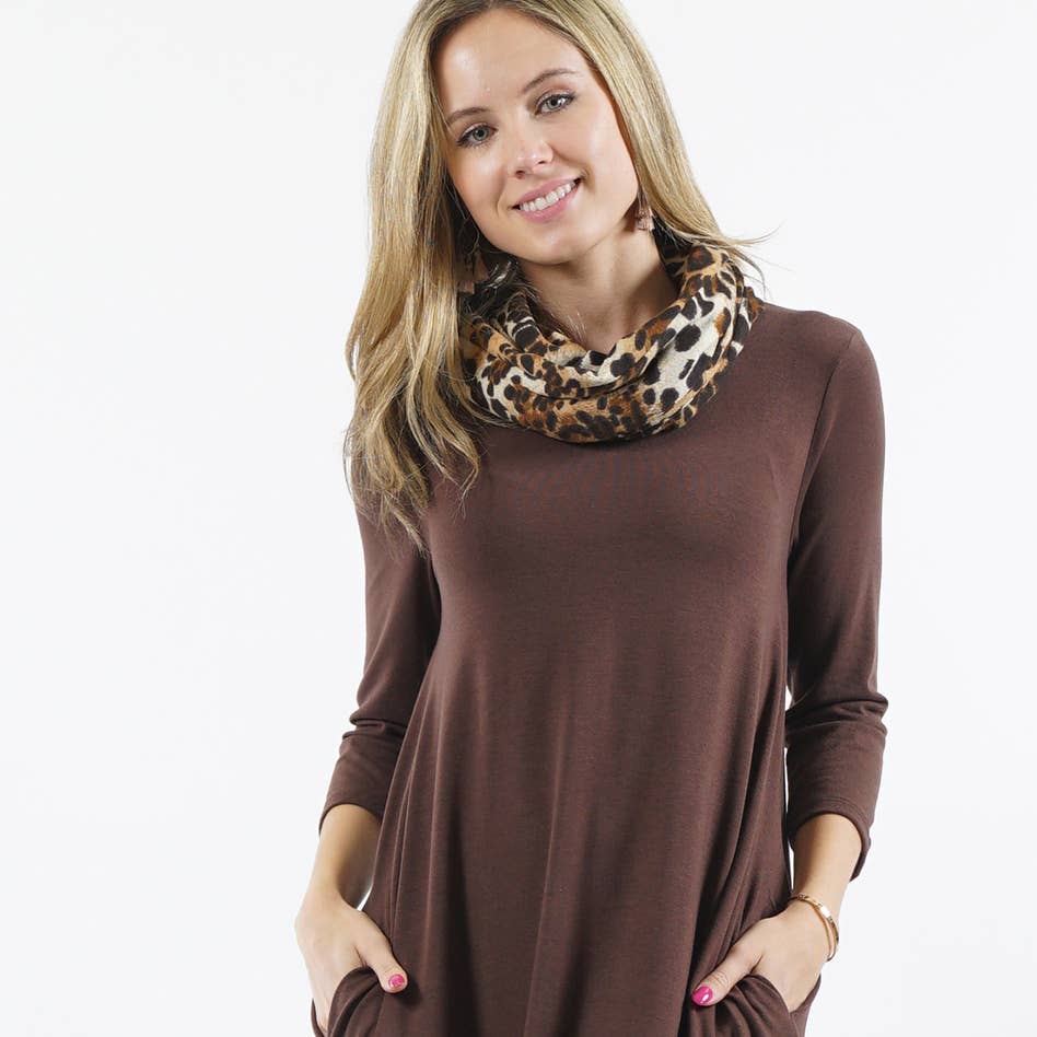 Leopard Infinity Scarf