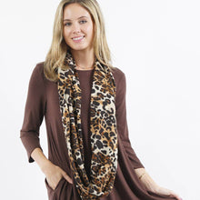 Load image into Gallery viewer, Leopard Infinity Scarf
