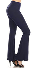 Load image into Gallery viewer, Solid Navy Premium Palazzo Legging Pants
