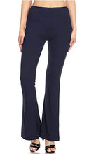 Load image into Gallery viewer, Solid Navy Premium Palazzo Legging Pants
