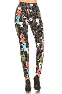 Paw-Sational Leggings - Multi