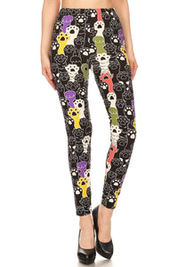 Paw-Sational Leggings - Multi