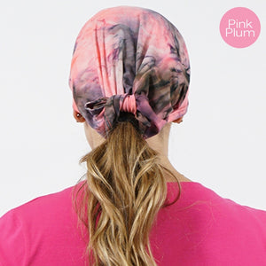 Tie-dye Convertible Headband + 3D Face Mask