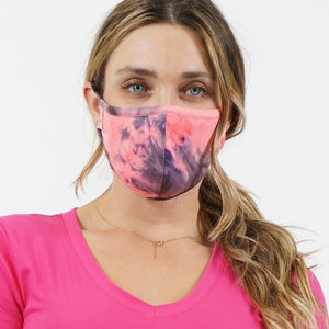 Tie-dye Convertible Headband + 3D Face Mask