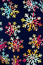 Load image into Gallery viewer, Rainbow Snowflakes Premium Leggings
