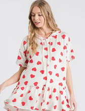 Load image into Gallery viewer, Valentine&#39;s Day Jacket Top - Red
