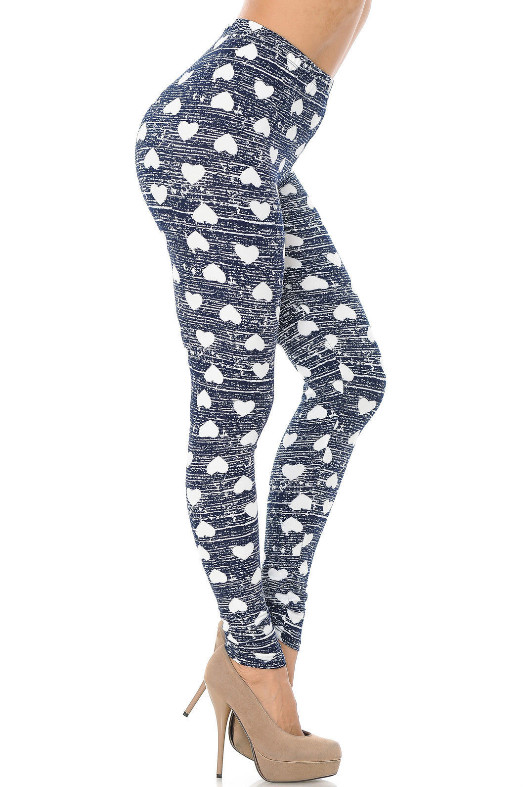 Rustic Hearts Valentine's Day Leggings