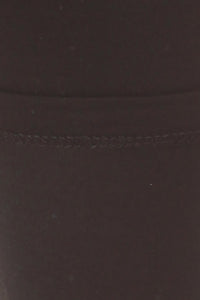 Solid Black Plus Size Leggings