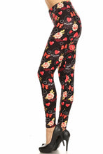 Load image into Gallery viewer, Be Mine Plus Size Valentine&#39;s Day Leggings
