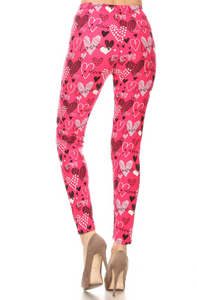 Valentine's Day Heart Graphic Leggings