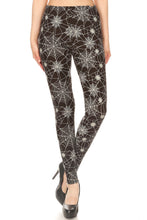 Load image into Gallery viewer, Wicked Web Curvy Plus Size Halloween Leggings
