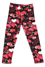 Load image into Gallery viewer, Young at Heart Kids Valentine Leggings

